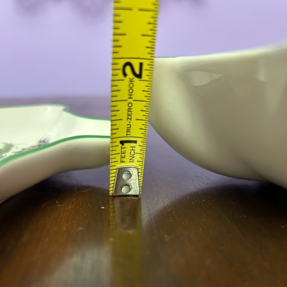 2 Spode Christmas Tree-shaped candy/nut dishes  with green trim New w/o box - Picture 10 of 11